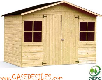 Abri de jardin bois 4.96mc Abri de jardin bois 4.96mc