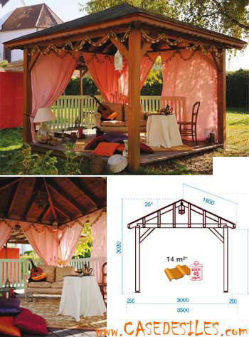 Abri de terrasse bois 14mc Shambord : Abri terrasse bois - Abri de terrasse bois Abri de terrasse bois 14mc Shambord : Abri terrasse bois - Abri de terrasse bois