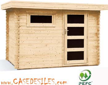 Abri de jardin bois 5.9mc madriers 28mm 2800395 : Abri de jardin bois - Abri de jardin en bois Abri de jardin bois 5.9mc madriers 28mm 2800395 : Abri de jardin bois - Abri de jardin en bois