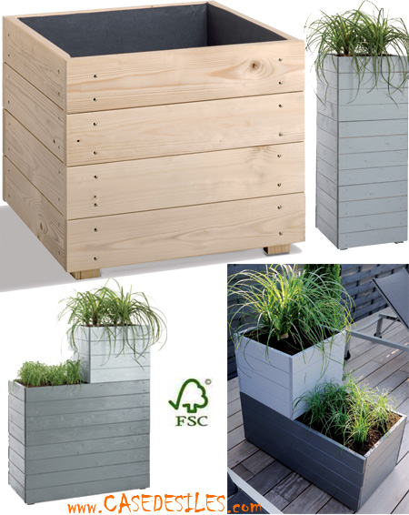 Jardiniere Bois Pas Cher : Jardiniere bois ? Pas Cher : Jardini?re bois carr?e modulable Jardiniere Bois Pas Cher : Jardiniere bois ? Pas Cher : Jardini?re bois carr?e modulable