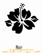 Tatoo polynesien animaux et nature à Prix Réduit : Stickers tatoo hibiscus 10cm Tatoo polynesien animaux et nature à Prix Réduit : Stickers tatoo hibiscus 10cm