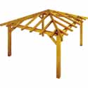 Abri de terrasse bois 14mc Shambord Abri de terrasse bois 14mc Shambord