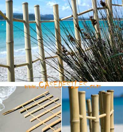 Barriere bambou à prix cassé sur casedesîles Bambou Créatif clôture