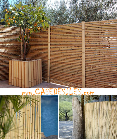 Cloture bambou regulier à prix canon sur casedesîles Décor clôture Metal