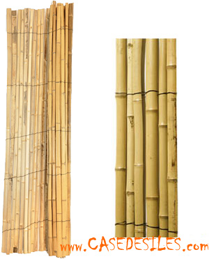 Palissade de bambou naturel lot de 2 - L70xH200cm Pas Cher Palissade de bambou naturel lot de 2 - L70xH200cm Pas Cher