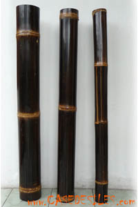 Bâtons bambou noirs lot 3 tiges bambou D3-3.5cm-L4 Pas Cher Bâtons bambou noirs lot 3 tiges bambou D3-3.5cm-L4 Pas Cher