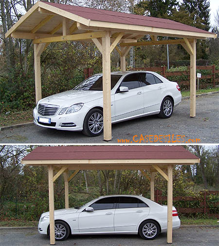 Abri terrasse bois avec toiture 1086mc KA3550BM Pas Cher Abri terrasse bois avec toiture 1086mc KA3550BM Pas Cher