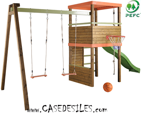 Beautiful Cabane Enfant Exterieur #3: Jeu-exterieur-balancelle-escalade-toboggan-696.jpg Beautiful Cabane Enfant Exterieur #3: Jeu-exterieur-balancelle-escalade-toboggan-696.jpg