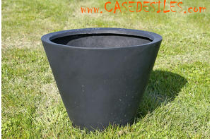 Poterie fibre de verre composite : Poterie fibre de verre composite déco D40x32cm Poterie fibre de verre composite : Poterie fibre de verre composite déco D40x32cm