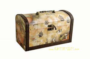 Coffret bois et cuir navigateur Pas Cher Coffret bois et cuir navigateur Pas Cher