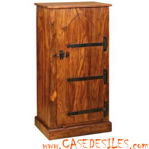 Armoire bois massif coloniale à 1 porte 909 Pas Cher Armoire bois massif coloniale à 1 porte 909 Pas Cher
