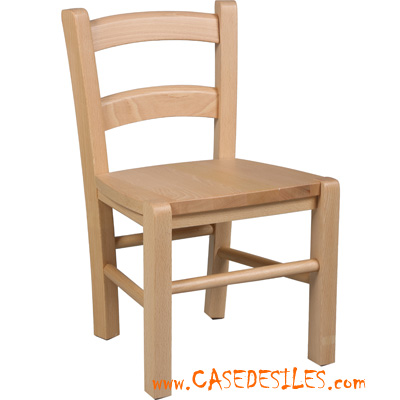 Chaises bois massif pour enfant naturelles 1028NA Pas Cher Chaises bois massif pour enfant naturelles 1028NA Pas Cher