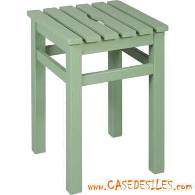 Tabourets bois massif vert CDI1130VE Pas Cher Tabourets bois massif vert CDI1130VE Pas Cher