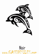 Tatoo polynesien animaux et nature à Prix Cassé : Stickers tatoo dauphins 10cm Tatoo polynesien animaux et nature à Prix Cassé : Stickers tatoo dauphins 10cm
