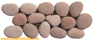 Dalle galet 20x8x1.4 Smooth Pink Pas Cher Dalle galet 20x8x1.4 Smooth Pink Pas Cher