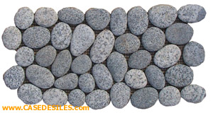 Dalles de galets 30x15x1.4 Blackspot Pas Cher Dalles de galets 30x15x1.4 Blackspot Pas Cher