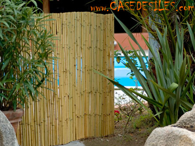 cloisons en bambou régulières de jardins