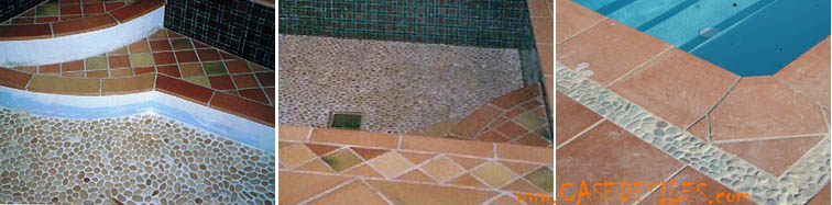Pose Et Découpage De Dalle De Galets Ou Tapis Galet En
