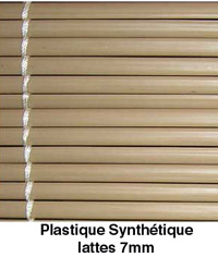 store en plastique synthétique de terrasse