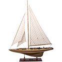 Maquette de bateau yacht de course Endeavour