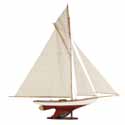 Maquette de bateau yacht Grand Cotre Bermuda