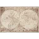 Planisphère du monde 1660 MC810