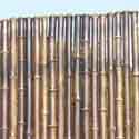 Clôture bambou régulière noire nature L150 - H2.5m