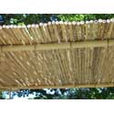 Clôture de bambou régulière et naturelle L250cm - H1m
