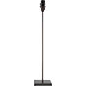 Pied de lampe inox noir à poser hauteur 35 à 52cm