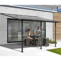 Auvent aluminium toit terrasse 4.18x3.07m TT3042AL