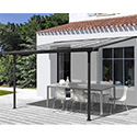 Auvent aluminium toit terrasse 2.95x3.05m TT3030AL