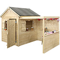 Maisonnette bois cabane pour enfant Alpaga 708