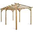 Pergola bois pin rectangulaire Maranello 0700166