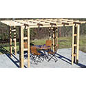 Pergola bois thermo chauffé 4x4m Thor Luxe 4040