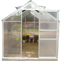 Serre aluminium et polycarbonate de jardin SR1931