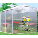 Serre de jardin aluminium et polycarbonate SR1912