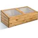 Serre jardin bois double 0100102