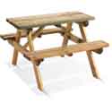 Mini table pique nique bois pour enfant 0811589