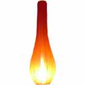 Lampe gonflable Quille orange