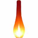 Lampe gonflable Quille orange