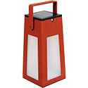 Lampe led solaire aluminium detect mouv 01 orange