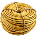Corde ou cordage paille naturelle dorée