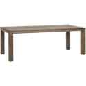 Table teck recyclé nature brossé contemporain M31N