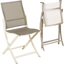 Chaise de jardin aluminium pliante design 100