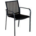 Fauteuil de jardin aluminium empilable design 937