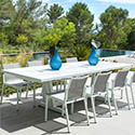 Table de jardin aluminium HPL extensible design TAO3803