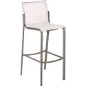 Tabouret de bar aluminium design toile tendue 650
