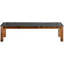 Banc de jardin bois HPL 189cm 4 places Nelio 842