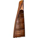 Etagère barque chaloupe concert en bois MF243