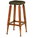 Tabouret de bar en bois style marine MF172